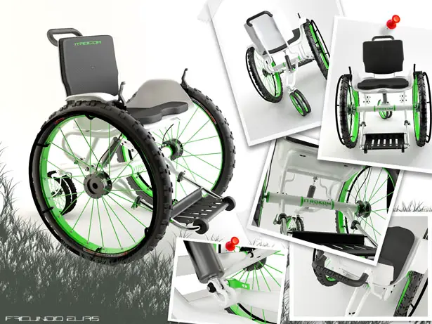 Modern Wheelchair Design by Facundo Elias