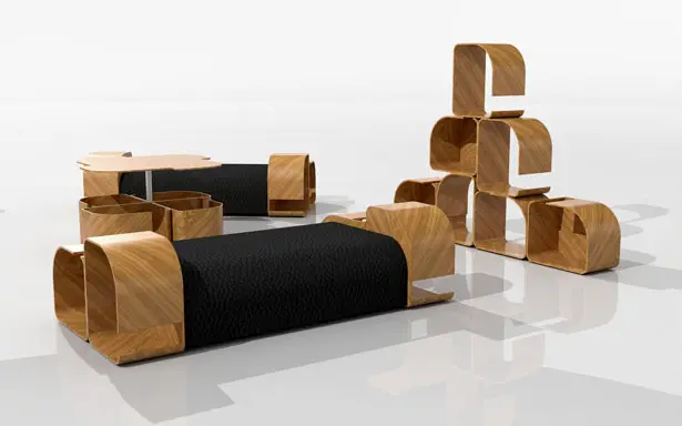 Modular Furniture Design by Krisztián Griz