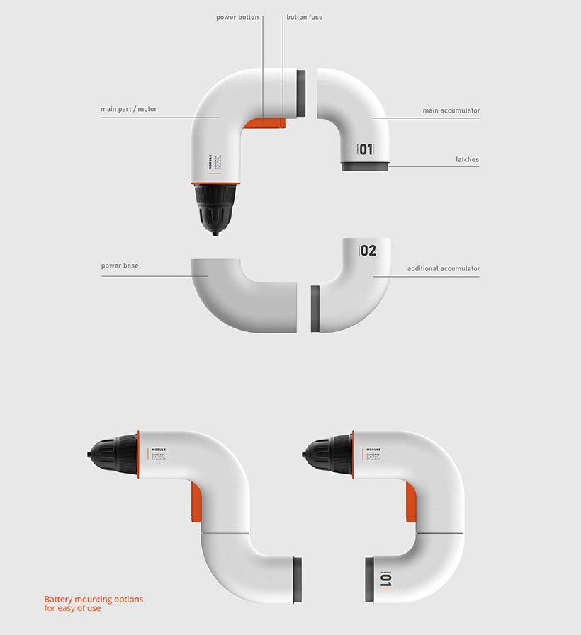 Module Compact Drill-Case Concept by Maya Prokhorova