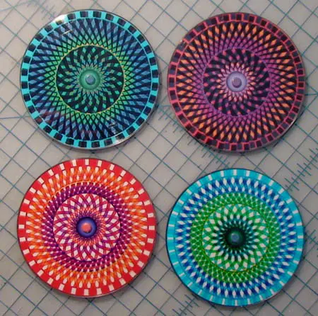 moire coaster set