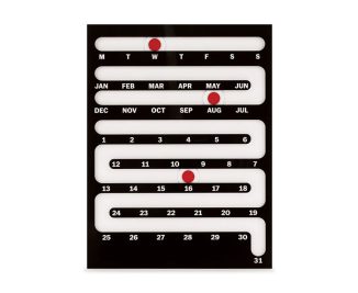 MoMA Sliding Perpetual Calendar – A Playful and Engaging Calendar