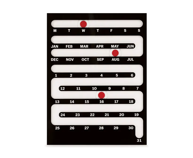 MoMA Sliding Perpetual Calendar