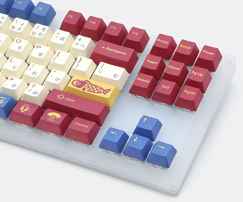 MOMOKA Matsuri Colorful PBT Keycap Set