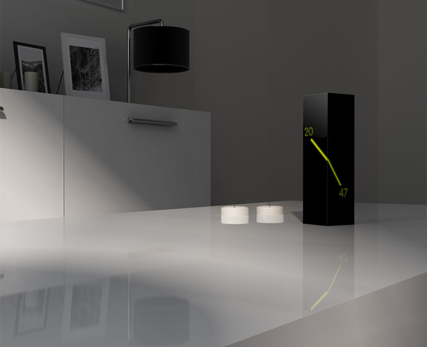 Monolith Clock Concept Is Not Your Traditional 2D Clock