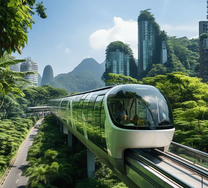 HK Monorail Concept Wants to Redefine Mobility in Hong Kong by Ponti Design Studio