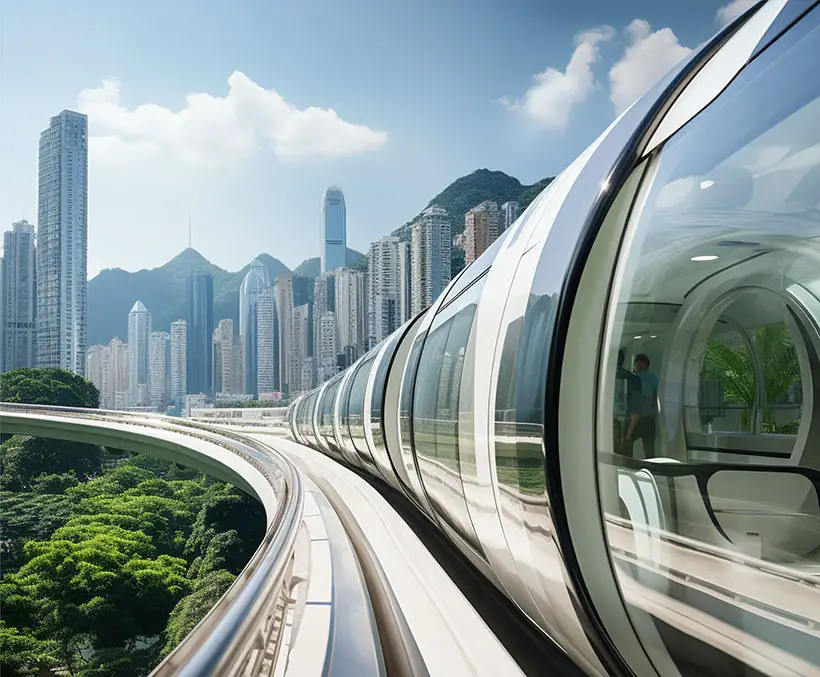 HK Monorail Concept Wants to Redefine Mobility in Hong Kong by Ponti Design Studio