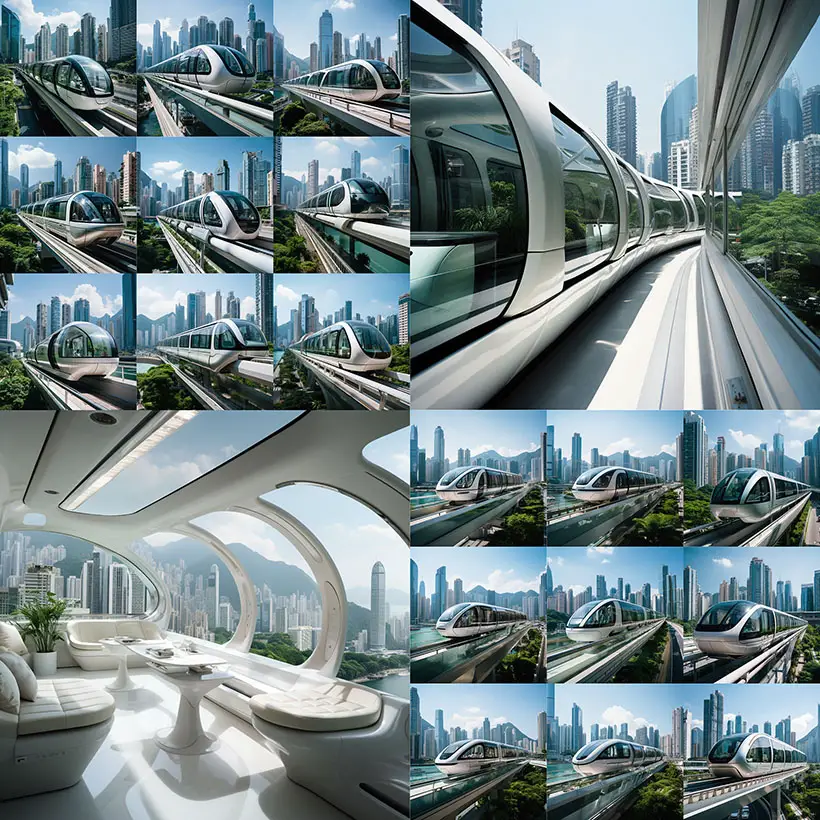 HK Monorail Concept Wants to Redefine Mobility in Hong Kong by Ponti Design Studio