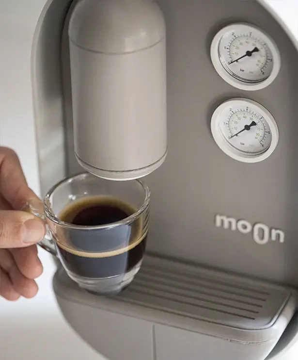 Moon Coffee Maker by Roee Ben Yehuda