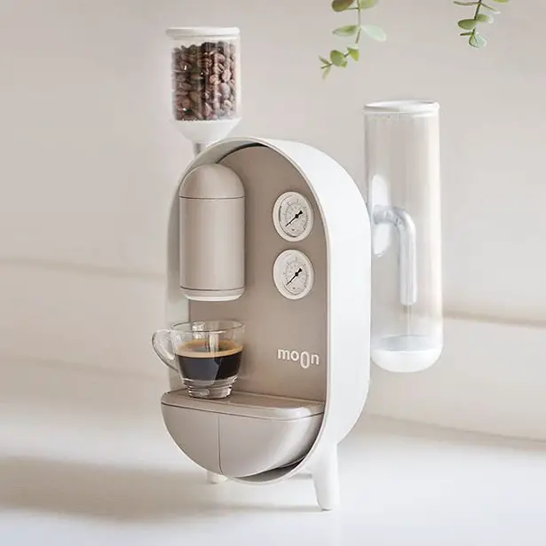 Moon Coffee Maker by Roee Ben Yehuda