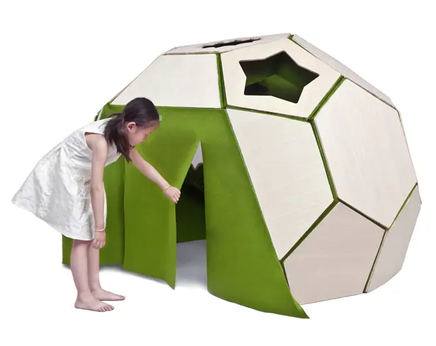 Moon House : Modern Children Tent by Qianqian Hu, Heguang Wang, Yang Zhang, and Yilin Liang