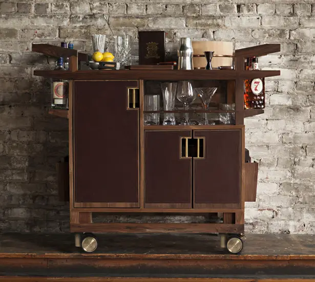 Moore and Giles Sidecar Bar Cart by Jim Meehan