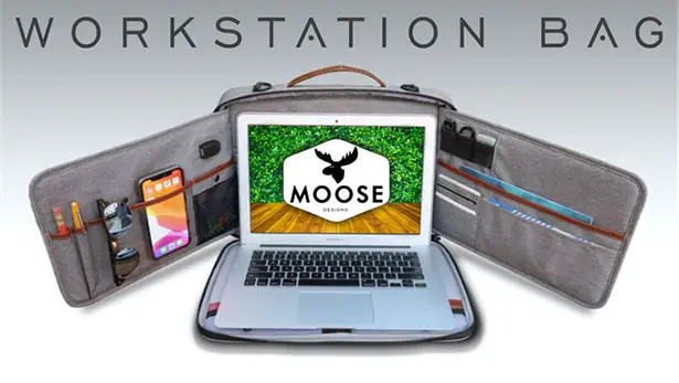 Moose Designs Multi-Functional Workstation Bag Third Generation