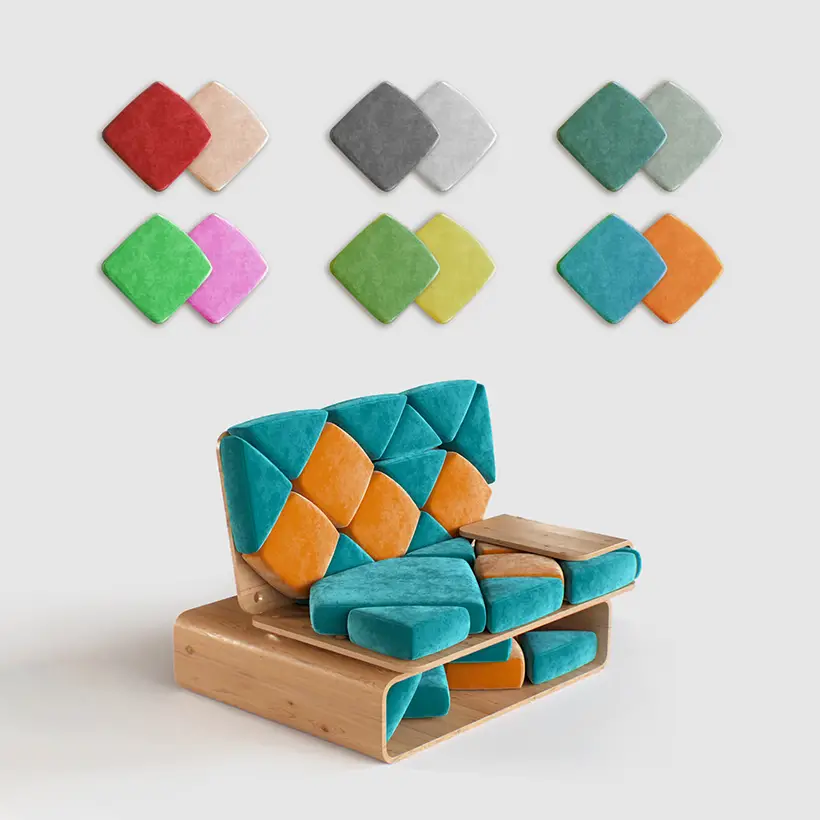 Morfius Modular Furniture by Arman Farahmand