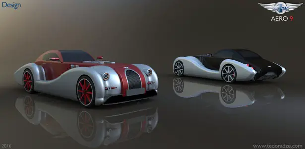 Morgan Aero 9 Concept Car by Giorgi Tedoradze