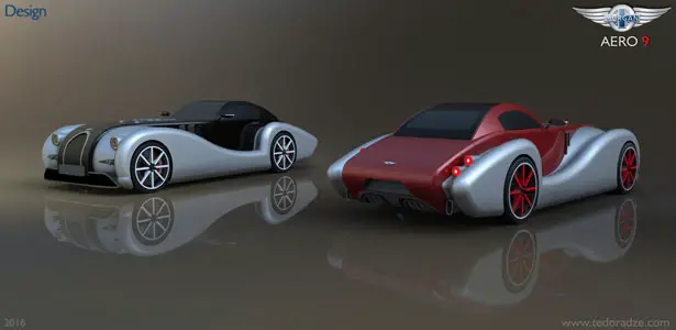 Morgan Aero 9 Concept Car by Giorgi Tedoradze