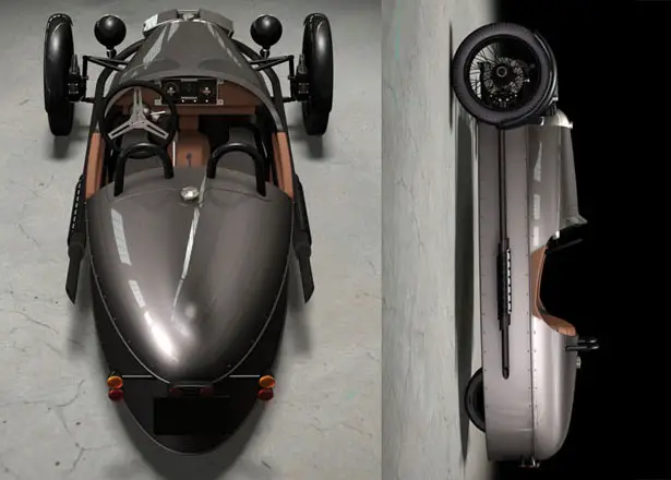 Modern Version of Morgan Motor Company 3 Wheeler