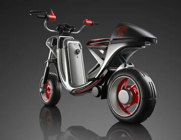 Moto Vida Concept Scooter by Keving Chang