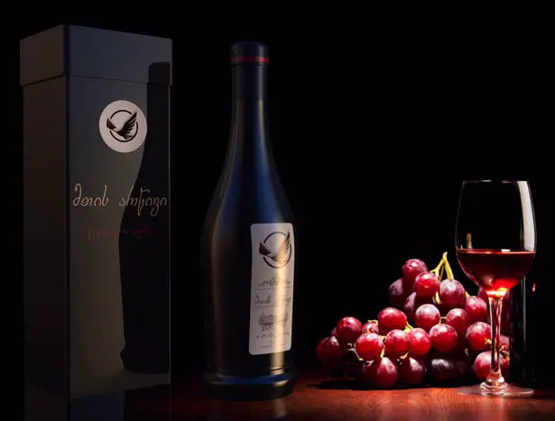 Wine Bottle Packaging Design for Mountain Eagle by Giorgi Tedoradze