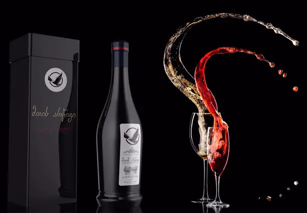 Wine Bottle Packaging Design for Mountain Eagle by Giorgi Tedoradze