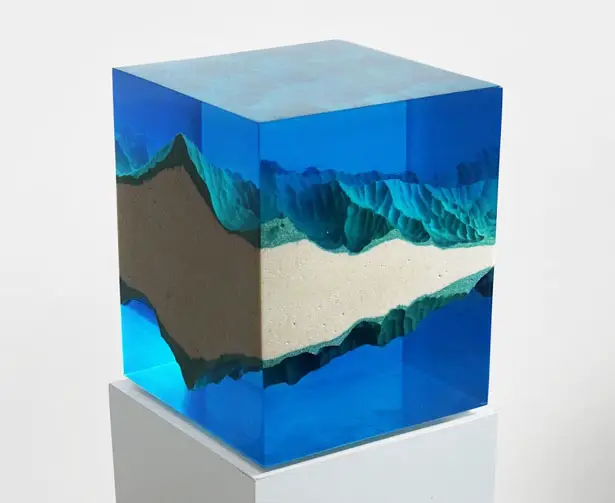 Mountains Mirror Incredible 'Dual Sculptures' Interpreting Nature by Eduard Locota