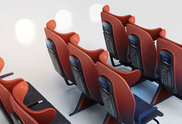 Move Airline Seat Concept for Airbus by Layer Design