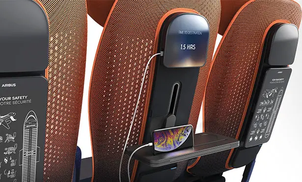 Move Airline Seat Concept for Airbus by Layer Design