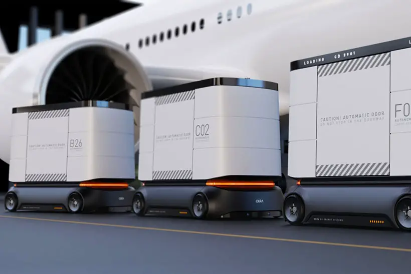 MOVUS - Autonomous Airport Cargo Vehicle by CURA Design