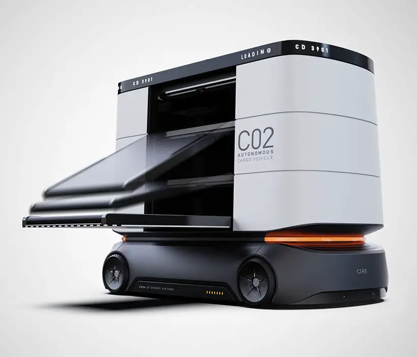 MOVUS - Autonomous Airport Cargo Vehicle by CURA Design