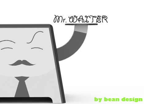 Mr. Waiter With Charming Smile Is Ready To Serve