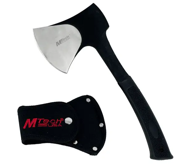 MTech USA Camping Axe with Rubberized Handle