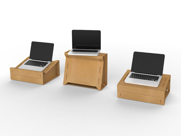 Multi Project Proposes Multi-functional Cardboard Furniture by Kenarköşe Creative