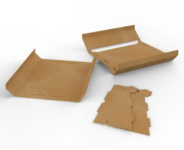 Multi Project Proposes Multi-functional Cardboard Furniture by Kenarköşe Creative