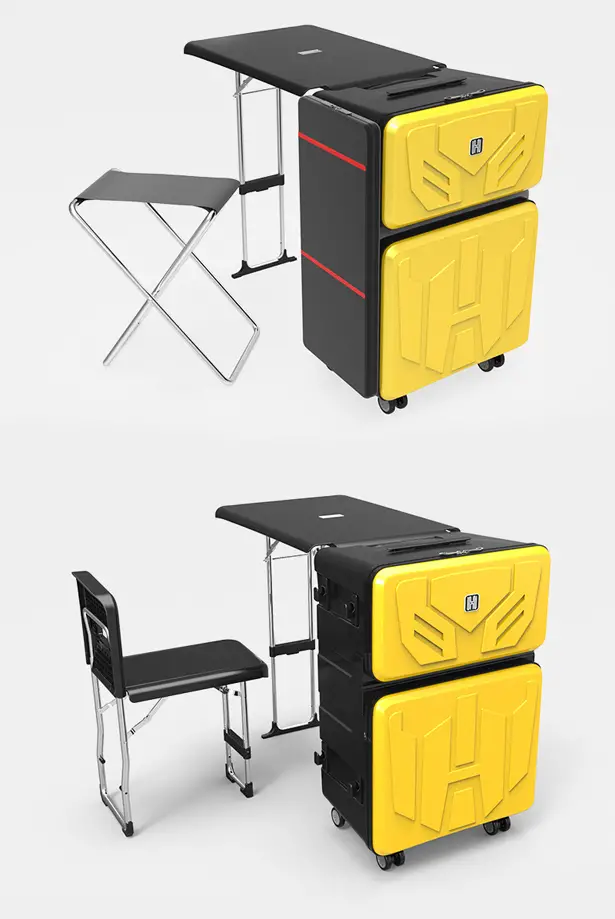 Multifuctional Suitcase with Furniture System