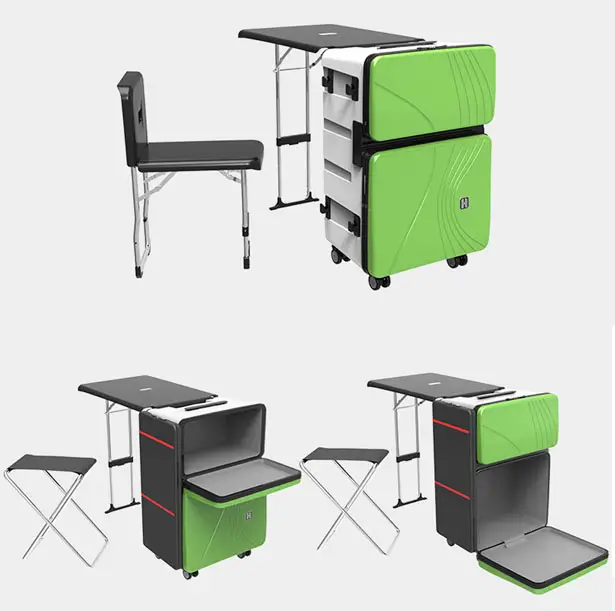 Multifuctional Suitcase with Furniture System