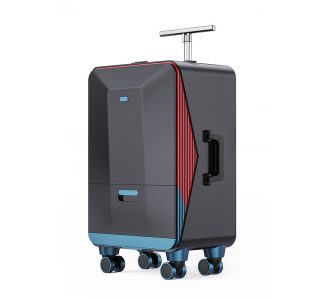 Multifunctional Home Suitcase Features Pull-Out Drawer and Child Seat Function