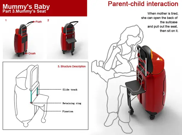 Mummy's Baby Open Baby Folding Seat