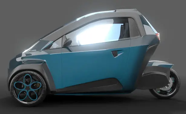 Murban Three-Wheel Concept Car by Ariel Marioni