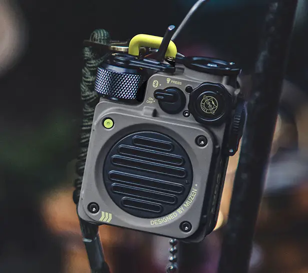 Muzen Wild Mini - Rugged Wireless Speaker for Outdoor Adventures