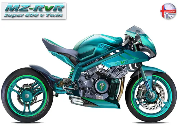 MV 800 RvR Twin Concept Motorcycle by Lee Thompson