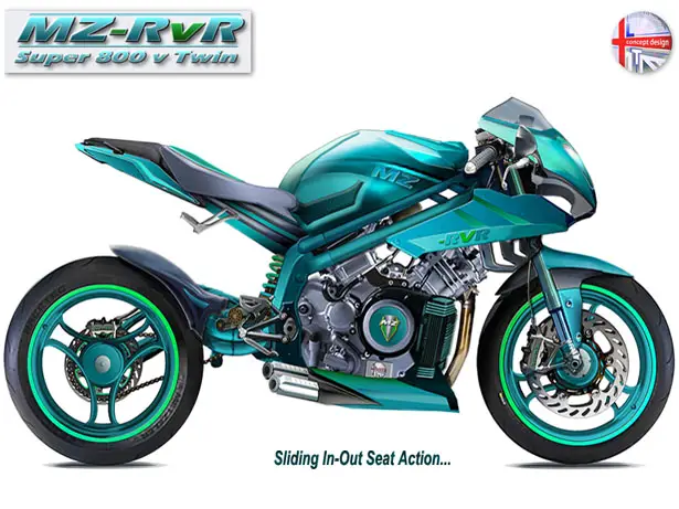 MV 800 RvR Twin Concept Motorcycle by Lee Thompson