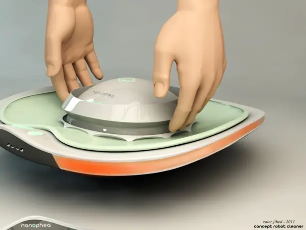 Nanophea Robot Vacuum Cleaner Concept by Zaier Jihed