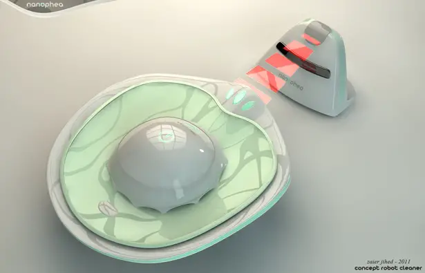 Nanophea Robot Vacuum Cleaner Concept by Zaier Jihed