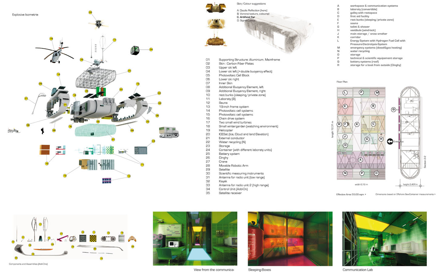 NANOQ Mobile Media-Centric Habitation and Work Unit