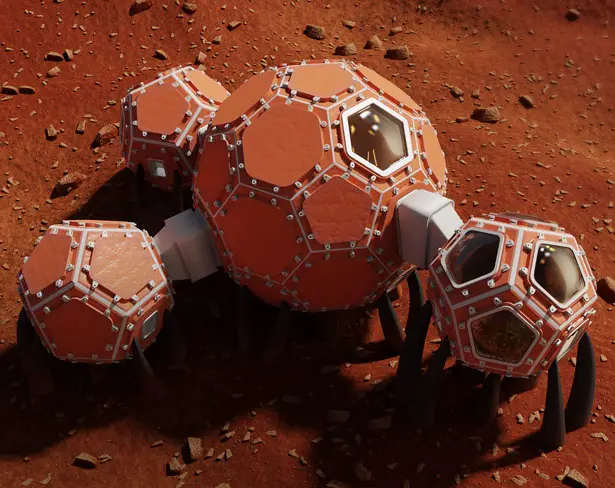 Mars Incubator – New Haven, Connecticut - Three Winners of NASA’s 3D-Printed Habitat Challenge for Virtual Construction Level