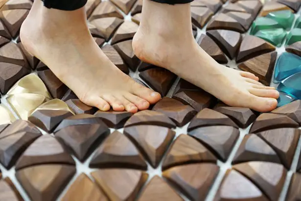 Nature Steps: Reflexology-Tiles Encourage Natural Healing While Standing and Walking