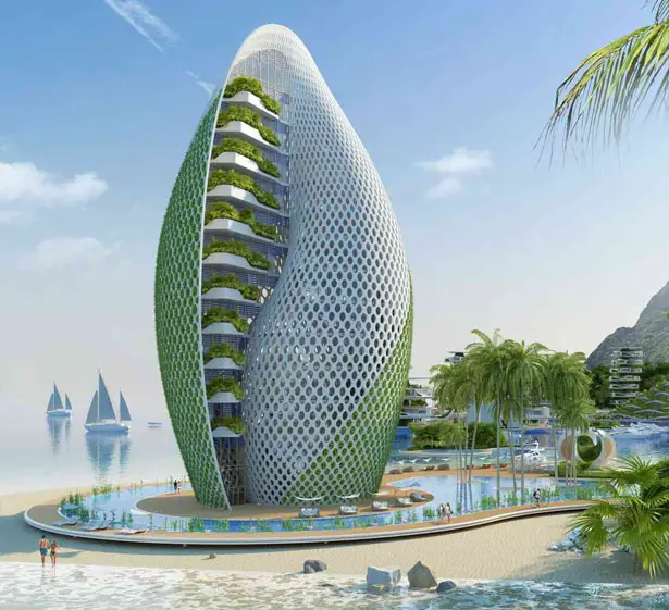 Nautilus Eco-Resort: Biophilic Learning Center in Philippines by Vincent Callebaut