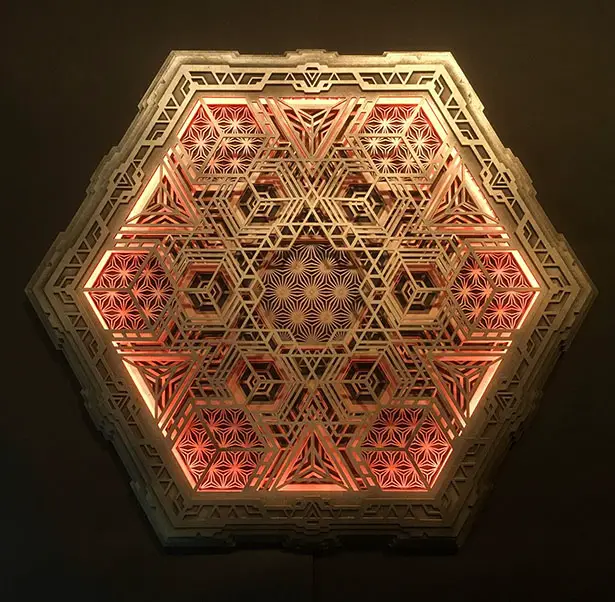 Navi - Cool 5-Layer Artistic Sacred Geometry Led Wall Lamp