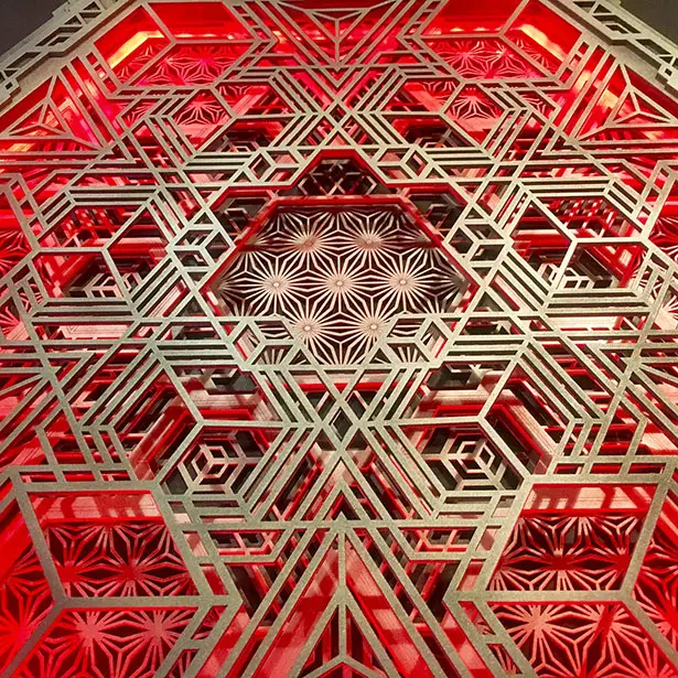Navi - Cool 5-Layer Artistic Sacred Geometry Led Wall Lamp