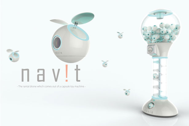 Navit Rental Service of Drones by Gisuke Tokuyama