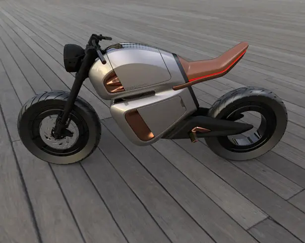 Nawa Racer Hybrid Battery-Powered Electric Motorbike Concept